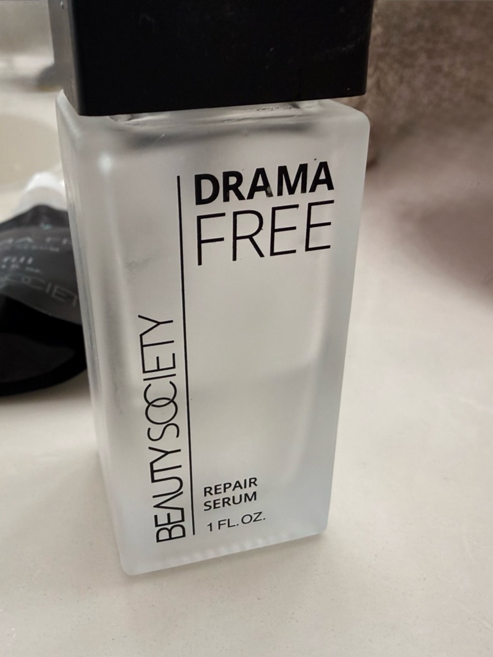 Beauty Society Drama Free Repair Serum - Clear Frosted Bottle with 3 REFILLS